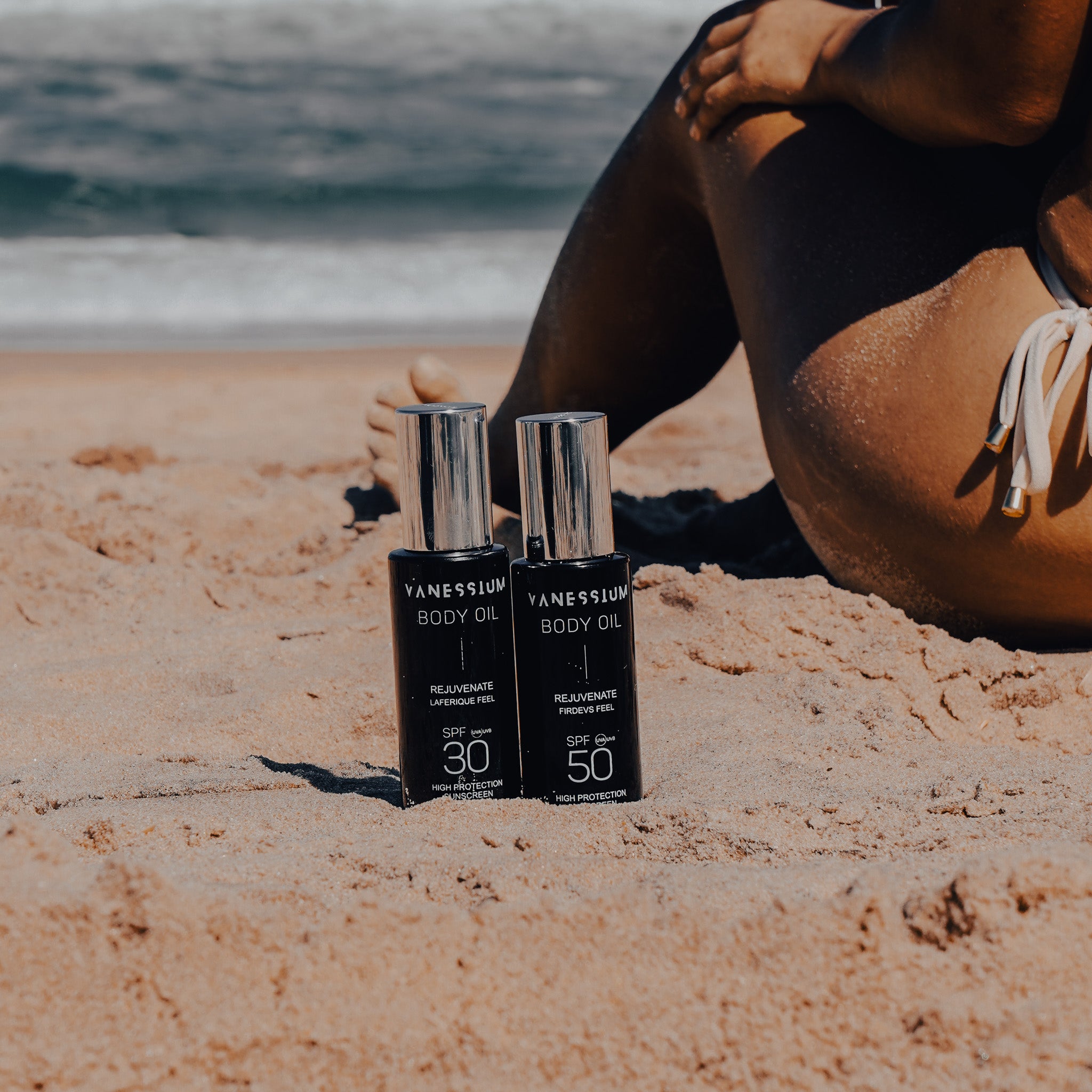 Huile corporelle SPF50